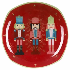 Vaisselle Et Service|Stokomani Assiette de Noël Rouge