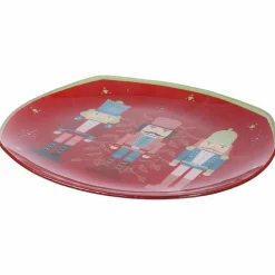 Vaisselle Et Service|Stokomani Assiette de Noël Rouge