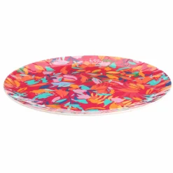 Vaisselle Et Service|Stokomani Assiette fleurie en plastique 20cm