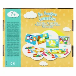 De 2 À 4 Ans|Jouet|JOUSTRA Atelier gommettes géométriques