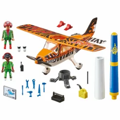 Jouet|5 Ans Et Plus|PLAYMOBIL Avion à hélice tigre