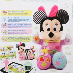 Jouet|De 0 À 24 Mois|MINNIE Baby Poupée à cajoler
