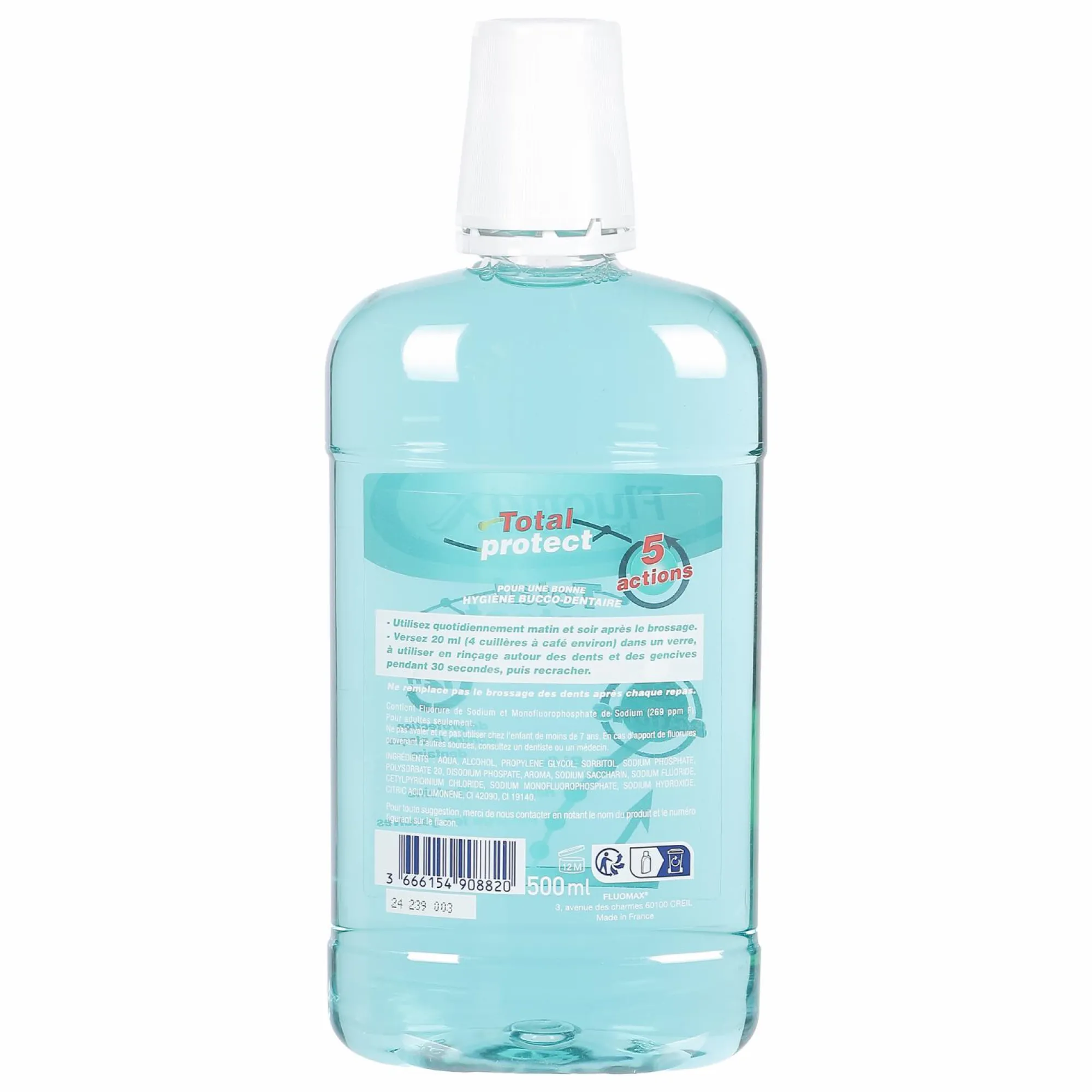 Hygiène|FLUOMAX Bain de bouche Total Protect