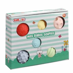 Jouet|De 0 À 24 Mois|SMALI Balles souples enfants