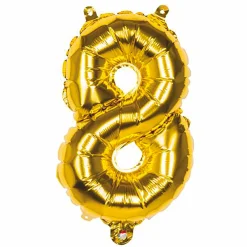 Fêtes Et Cérémonies|Stokomani Ballon en chiffre Doré/Argent