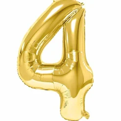 Fêtes Et Cérémonies|Stokomani Ballon en chiffre Doré/Argent