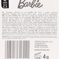 Visage|BARBIE Baume à lèvre Be You Vanille