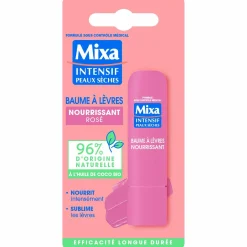 Visage|MIXA Baume à lèvres nourrissant Rose