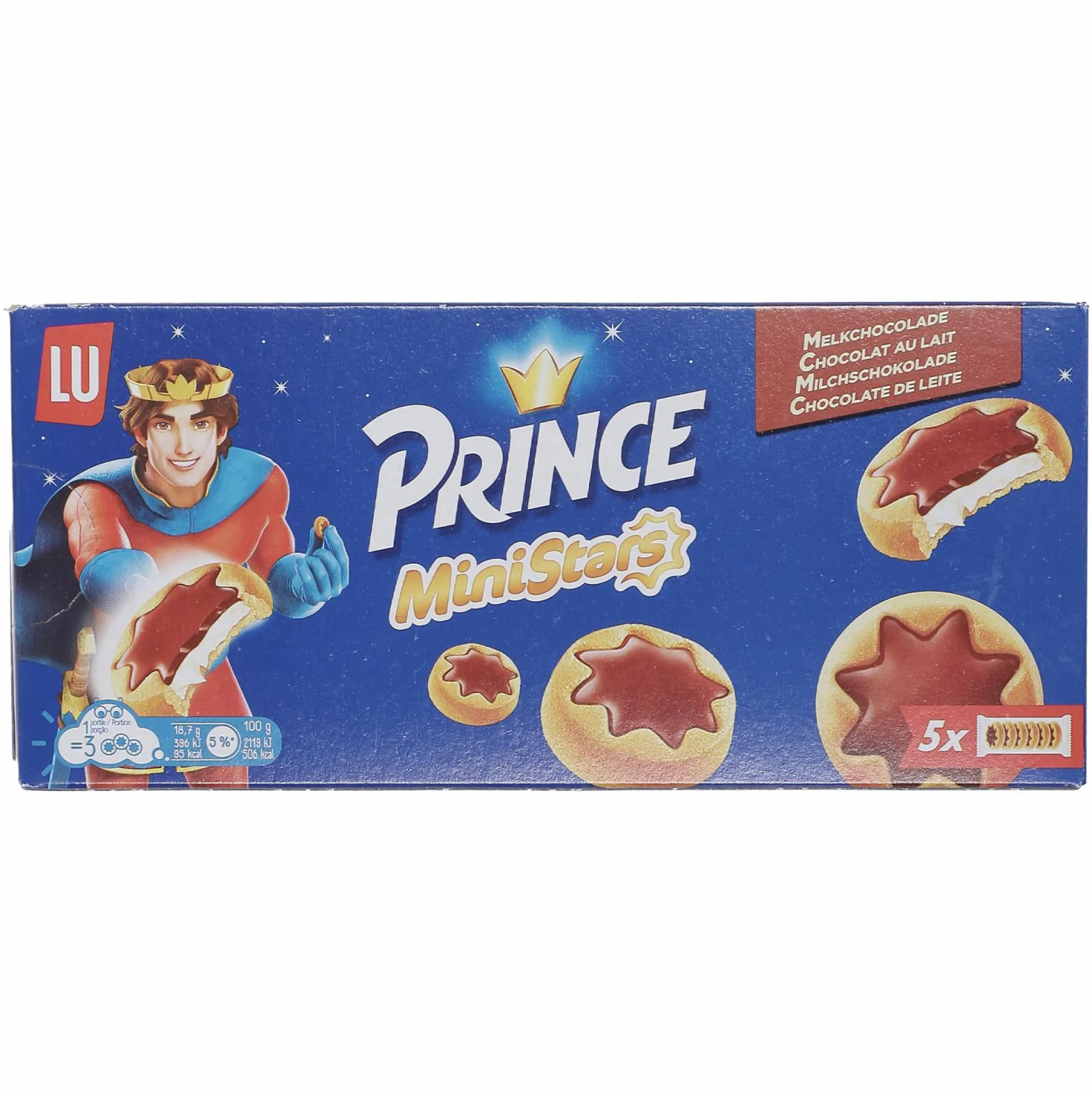 Épicerie Sucrée|PRINCE Biscuits ministars cœur chocolat au lait