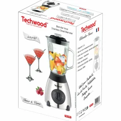 Cuisson Et Ustensiles|Petit Électroménager|TECHWOOD Blender bol en verre 1.5L