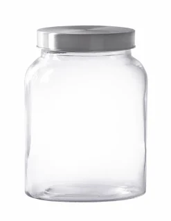 Conservation Et Rangement|Stokomani Bocal en verre + couvercle en inox