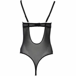 Lingerie Et Vêtements De Nuit|LA CITY BODY MESH ET GUIPURE Noir