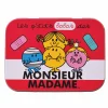 Santé Et Bien-Être|MONSIEUR ET MADAME Boite de 24 pansements en métal Monsieur Madame
