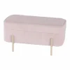 Objets Décoratifs|DECLIC HOME Boîte à bijoux carrée en velours avec pieds en métal