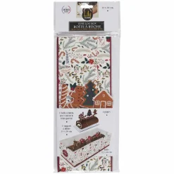 Conservation Et Rangement|Stokomani Boîte à buche carton avec semelle et 4 piques deco