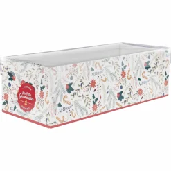 Conservation Et Rangement|Stokomani Boîte à buche carton avec semelle et 4 piques deco
