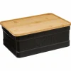 Conservation Et Rangement|FIVE Boîte à sucre morceaux Natureo en céramique noir