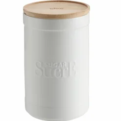 Conservation Et Rangement|FIVE Boîte à sucre Natureo en céramique blanche