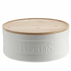 Conservation Et Rangement|FIVE Boîte biscuits Natureo en céramique blanche