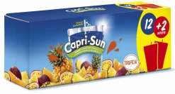 Boissons|CAPRI SUN Boîte de 12 + 2 Capri-Sun Tropical
