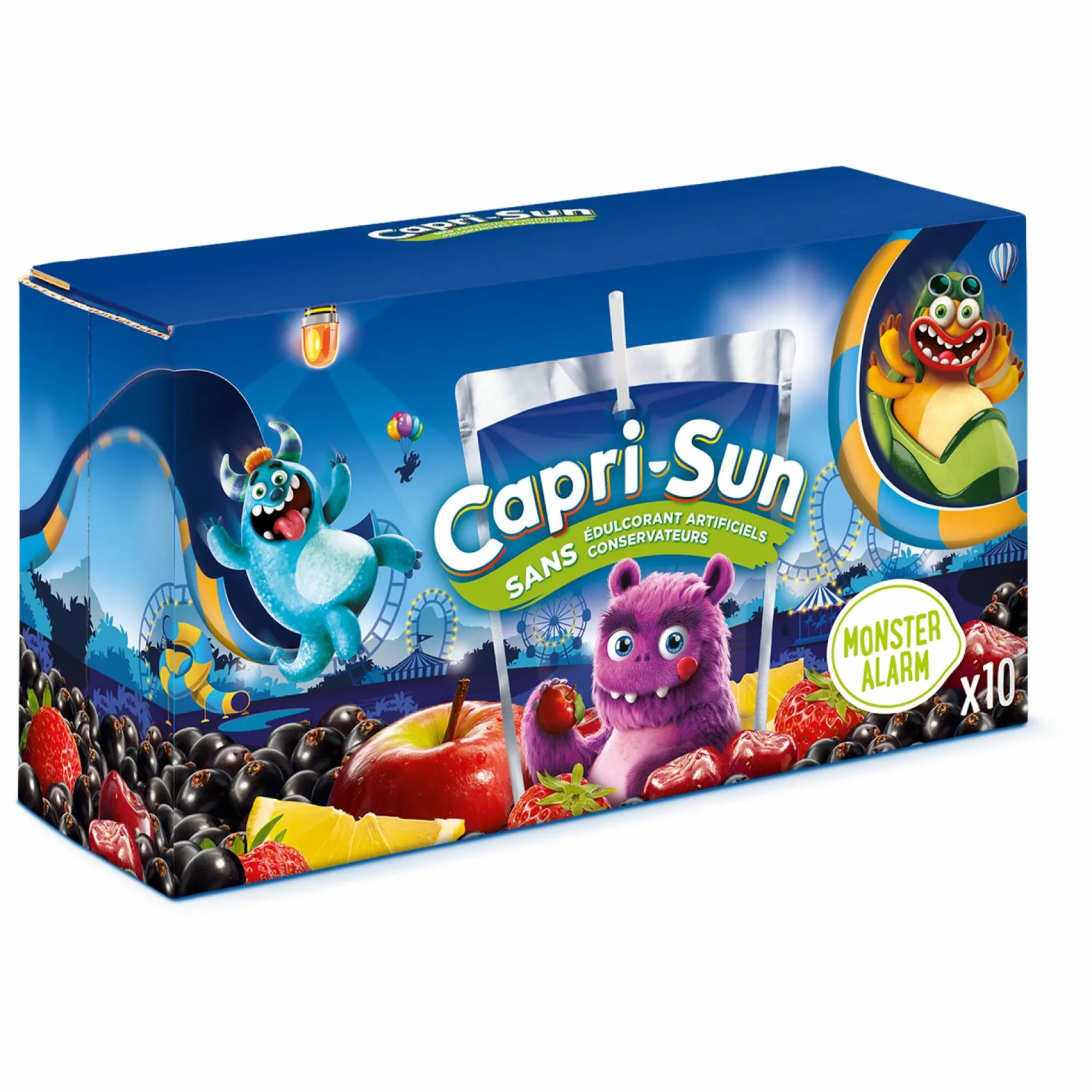 Boissons|CAPRI SUN Boîte de 10 Capri-Sun Monster Alarm