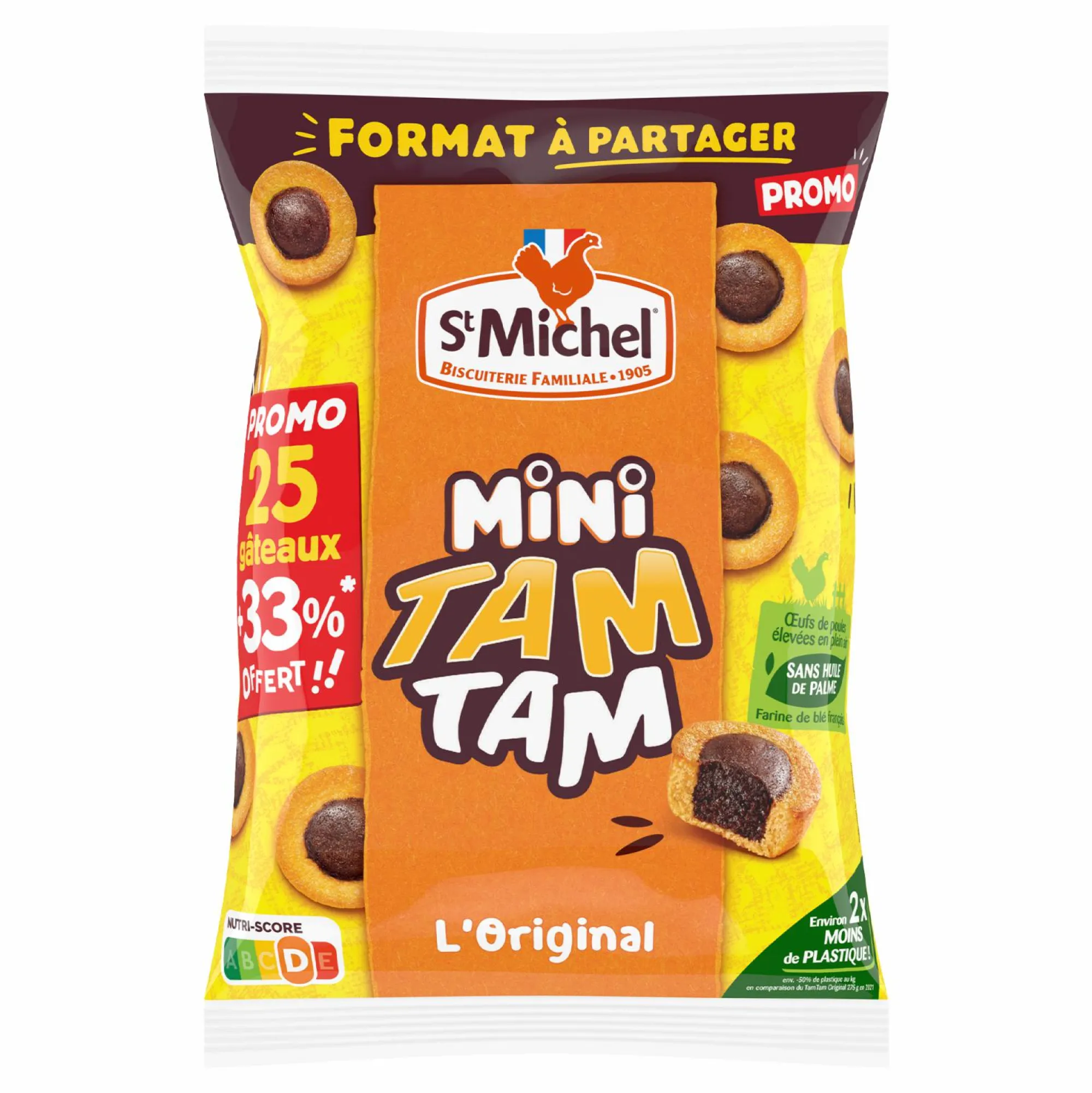 Épicerie Sucrée|Stokomani Boîte de 25 Tam Tam mini