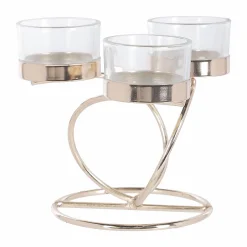 Bougies|DECLIC HOME Bougeoir métal 3photophores