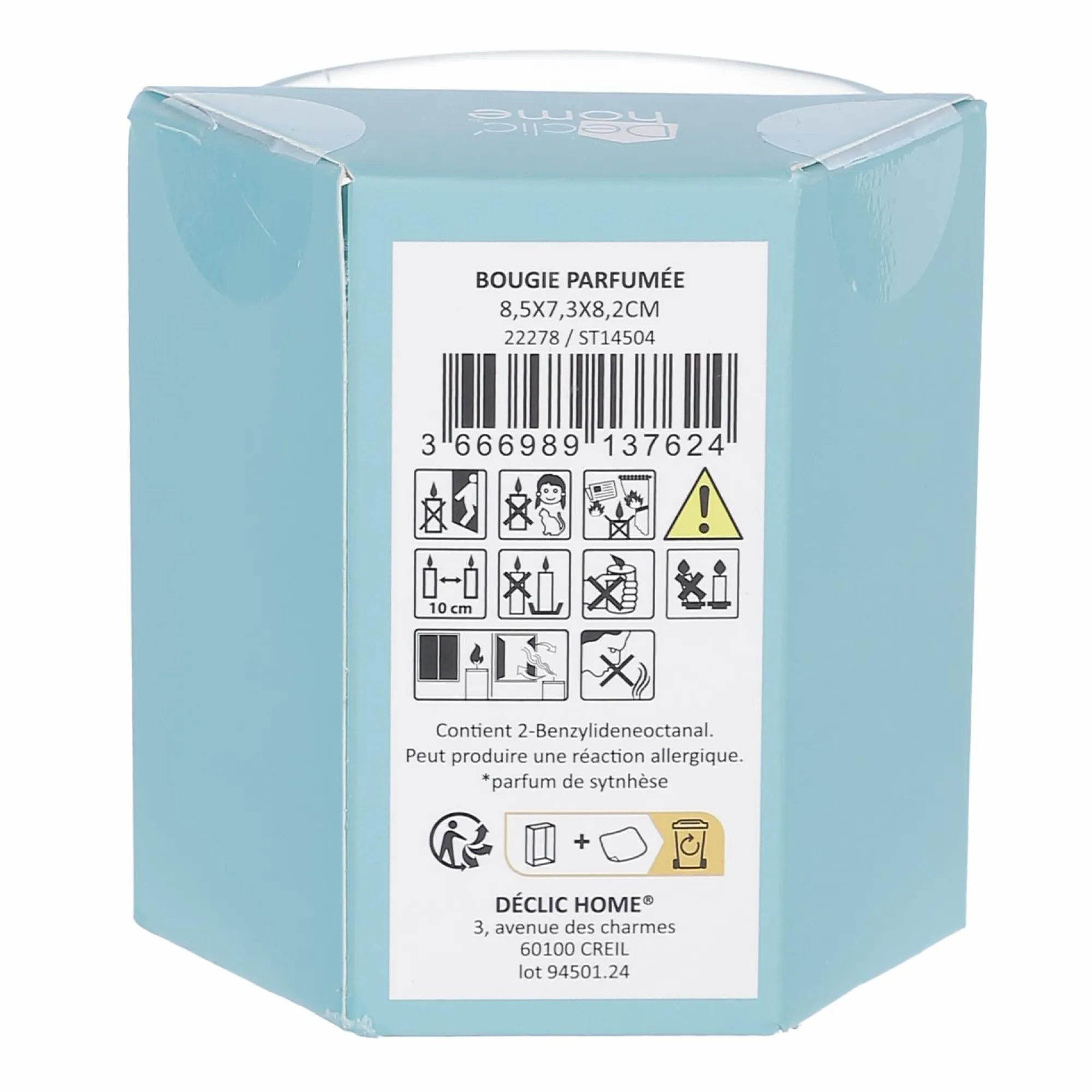 Bougies|DECLIC HOME Bougie parfumée dans pot en verre