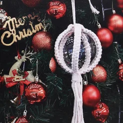 Loisirs Créatifs|ART&KIT Boule de Noël macramé
