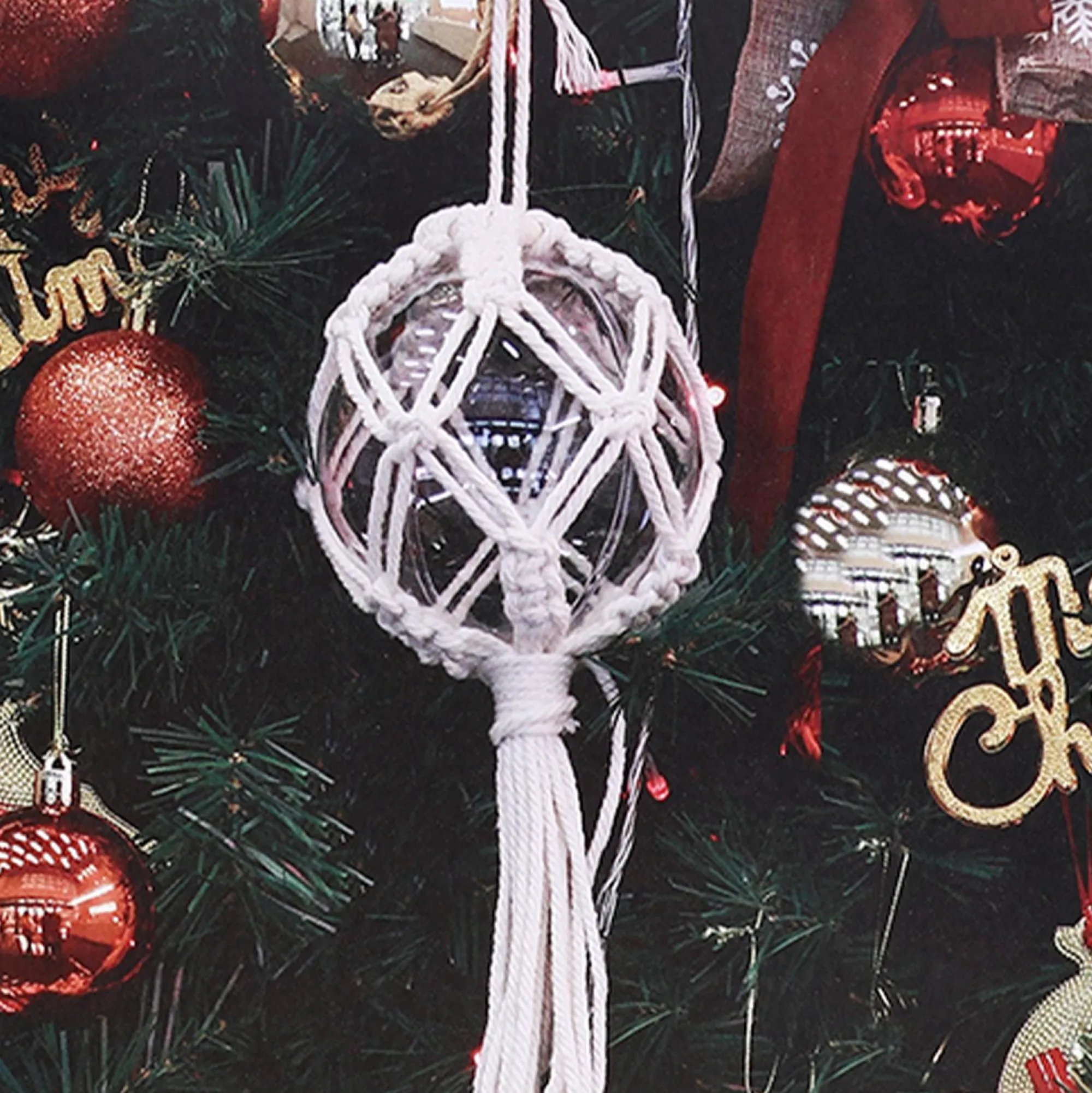 Loisirs Créatifs|ART&KIT Boule de Noël macramé