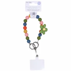 Hightech Et Multimédia|BE LINE Bracelet pour téléphone perles et fleur