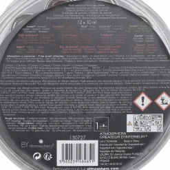 Bougies|ATMOSPHERA Brûle parfum en céramique + 12 huiles essentielles Multicolore}