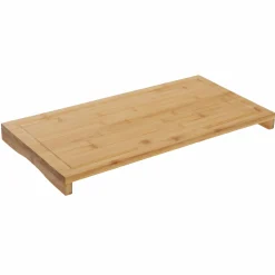 Cuisson Et Ustensiles|COOK KEEN Cache plaque de cuisson 2 en 1 en bambou