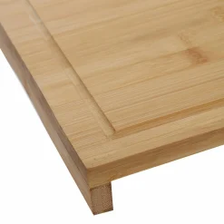 Cuisson Et Ustensiles|COOK KEEN Cache plaque de cuisson 2 en 1 en bambou