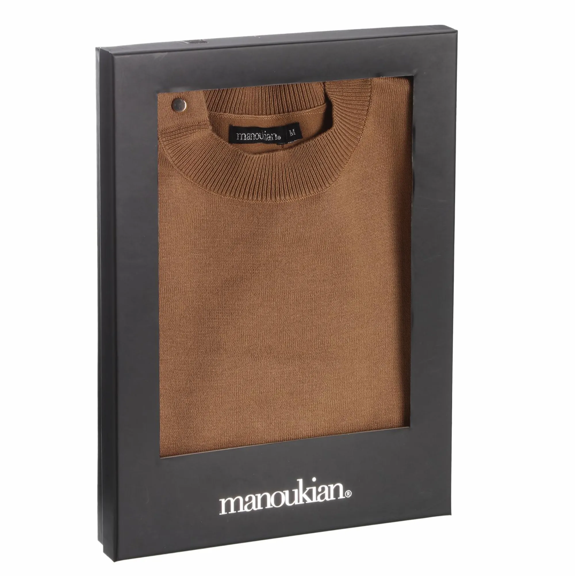 Hauts|MANOUKIAN Cadeau en boite pull avec soie boutonné