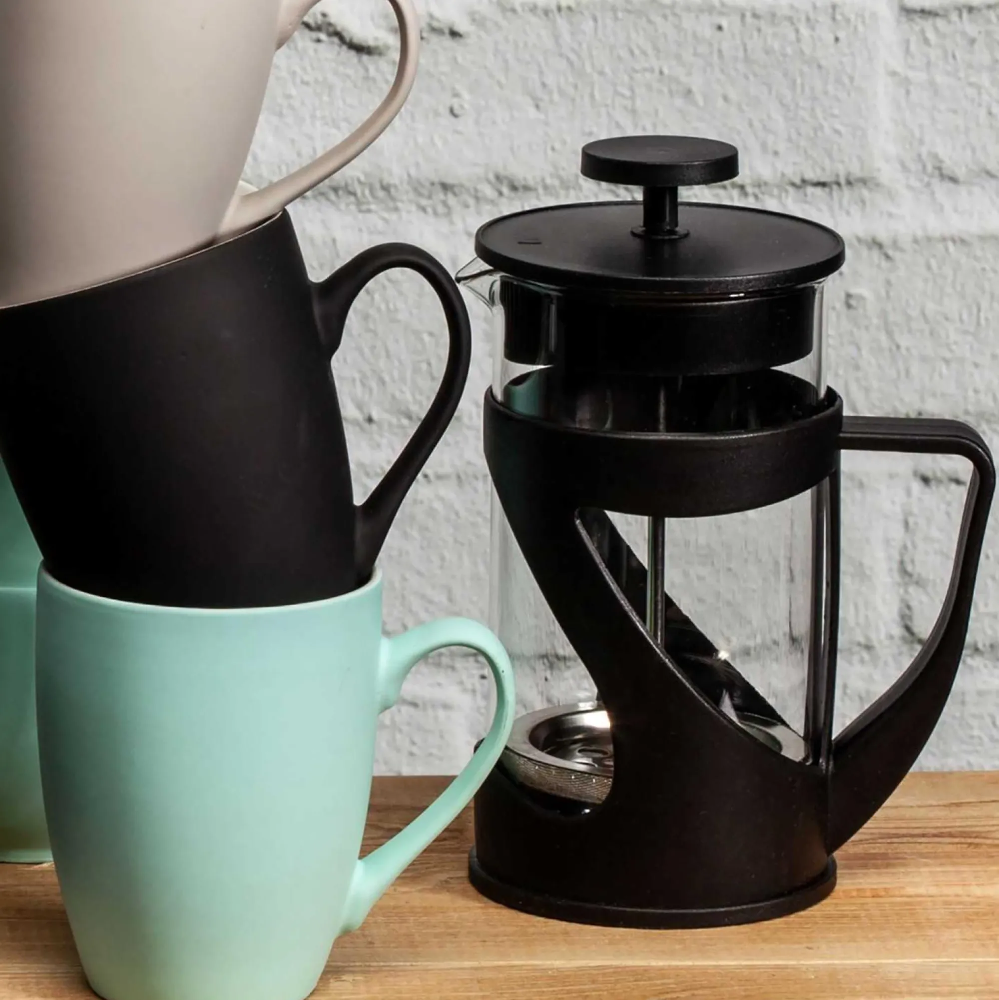 Vaisselle Et Service|Stokomani Cafetière à piston noire 60cl