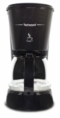 Cuisson Et Ustensiles|Petit Électroménager|TECHWOOD Cafetière 6 tasses noire 650W