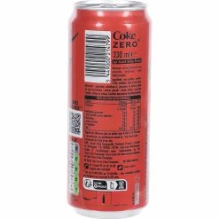 Boissons|COCA COLA ZERO Canette de coca cola zéro