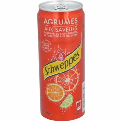 Boissons|Stokomani Canettes de Schweppes agrumes