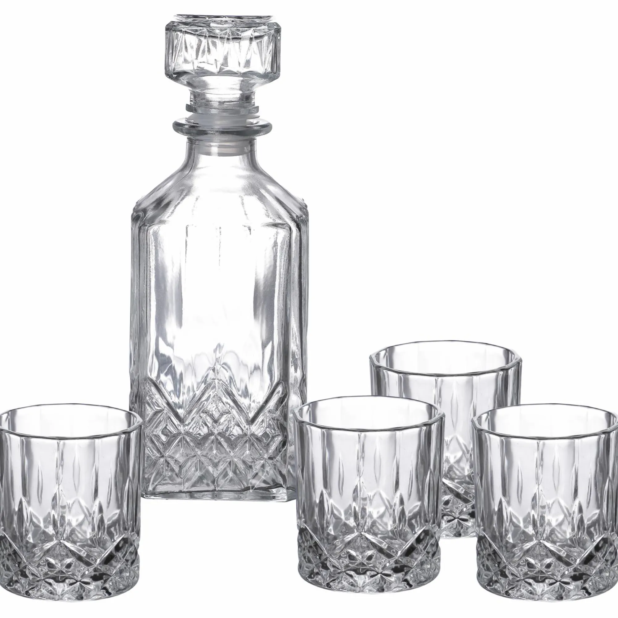 Vaisselle Et Service|Stokomani Carafe 900ml avec 4 verres whisky