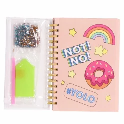Papeterie Et Bureau|2 BE S KOOL Carnet fantaisie + strass