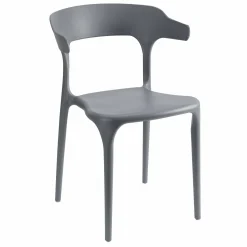 Mobilier|DECLIC HOME Chaise grise