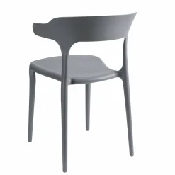 Mobilier|DECLIC HOME Chaise grise