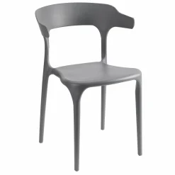 Mobilier|DECLIC HOME Chaise grise