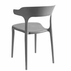 Mobilier|DECLIC HOME Chaise grise