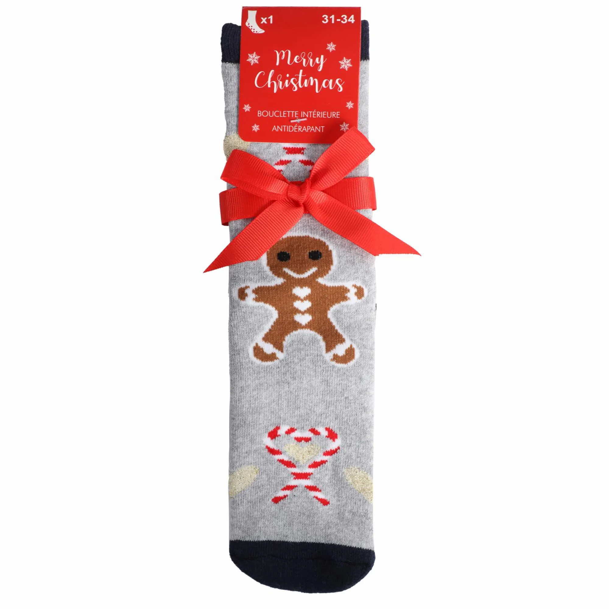 Chaussures Et Accessoires|Sous-Vêtements Et Vêtements De Nuit|Stokomani Chaussettes de Noël Rouge