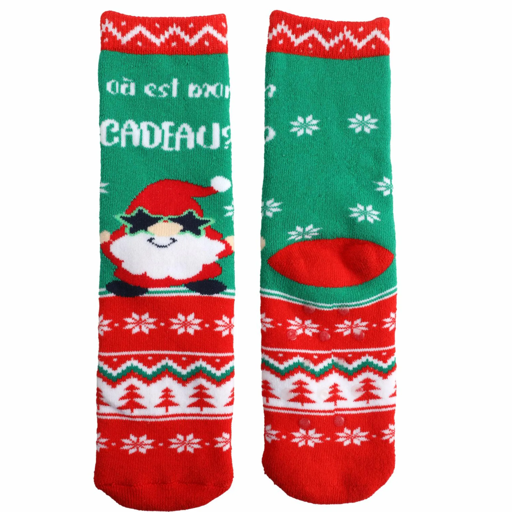 Chaussures Et Accessoires|Sous-Vêtements Et Vêtements De Nuit|Stokomani Chaussettes de Noël Rouge