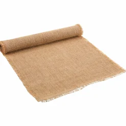Linge De Cuisine|Stokomani Chemin de table en jute fil doré