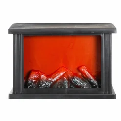 Objets Décoratifs|DECLIC HOME Cheminée en plastique avec led