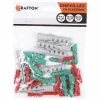 Outils De Bricolage|CRAFTON Cheville en plastique 24 pcs